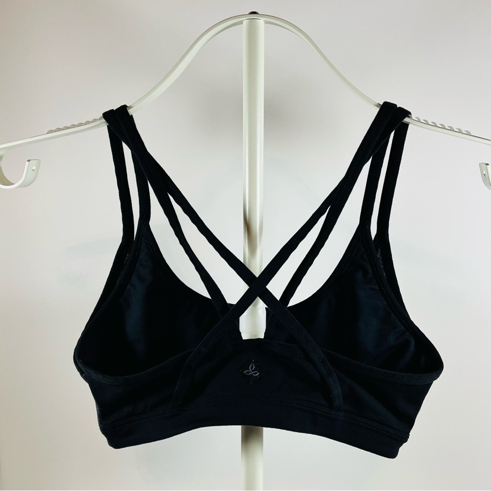 Prana size small Soleil Sports Bra Double-Strap Heather Charcoal - Picture 4 of 7